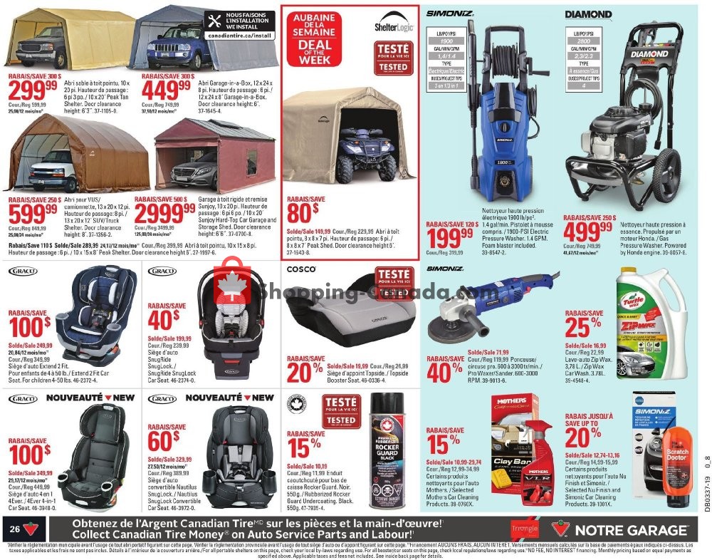 Canadian Tire flyer from Thursday September 5, 2019 to Wednesday September 11, 2019 - page 26