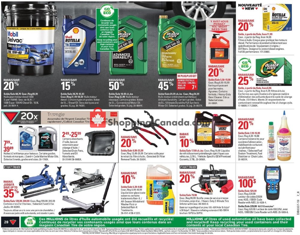 Canadian Tire flyer from Thursday September 5, 2019 to Wednesday September 11, 2019 - page 28