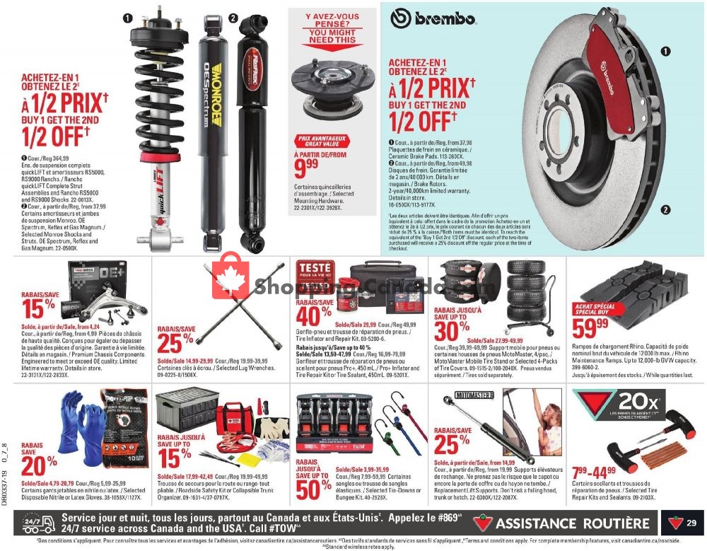 Canadian Tire flyer from Thursday September 5, 2019 to Wednesday September 11, 2019 - page 29