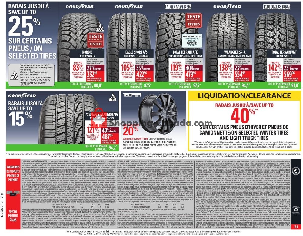 Canadian Tire flyer from Thursday September 5, 2019 to Wednesday September 11, 2019 - page 31