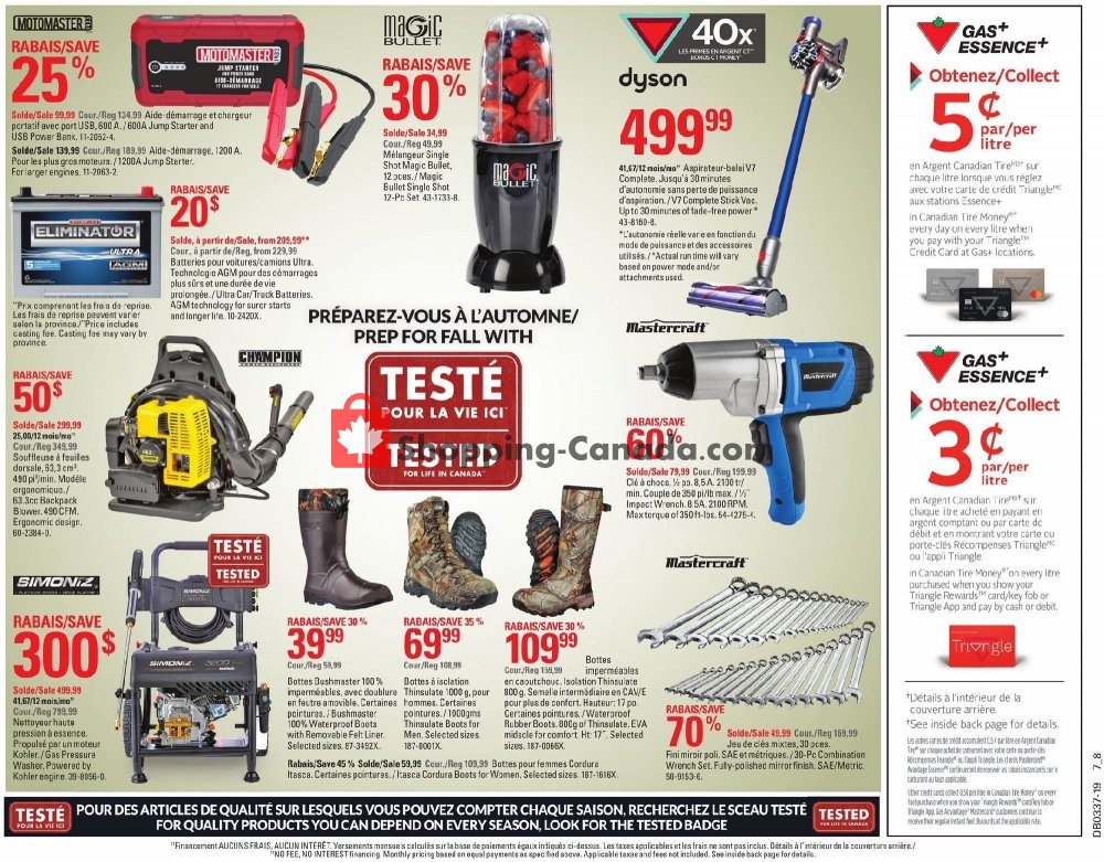 Canadian Tire flyer from Thursday September 5, 2019 to Wednesday September 11, 2019 - page 32