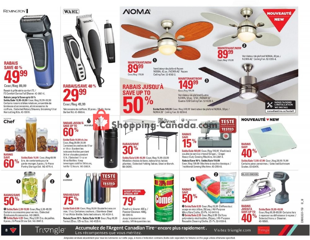 Canadian Tire flyer from Thursday September 5, 2019 to Wednesday September 11, 2019 - page 8