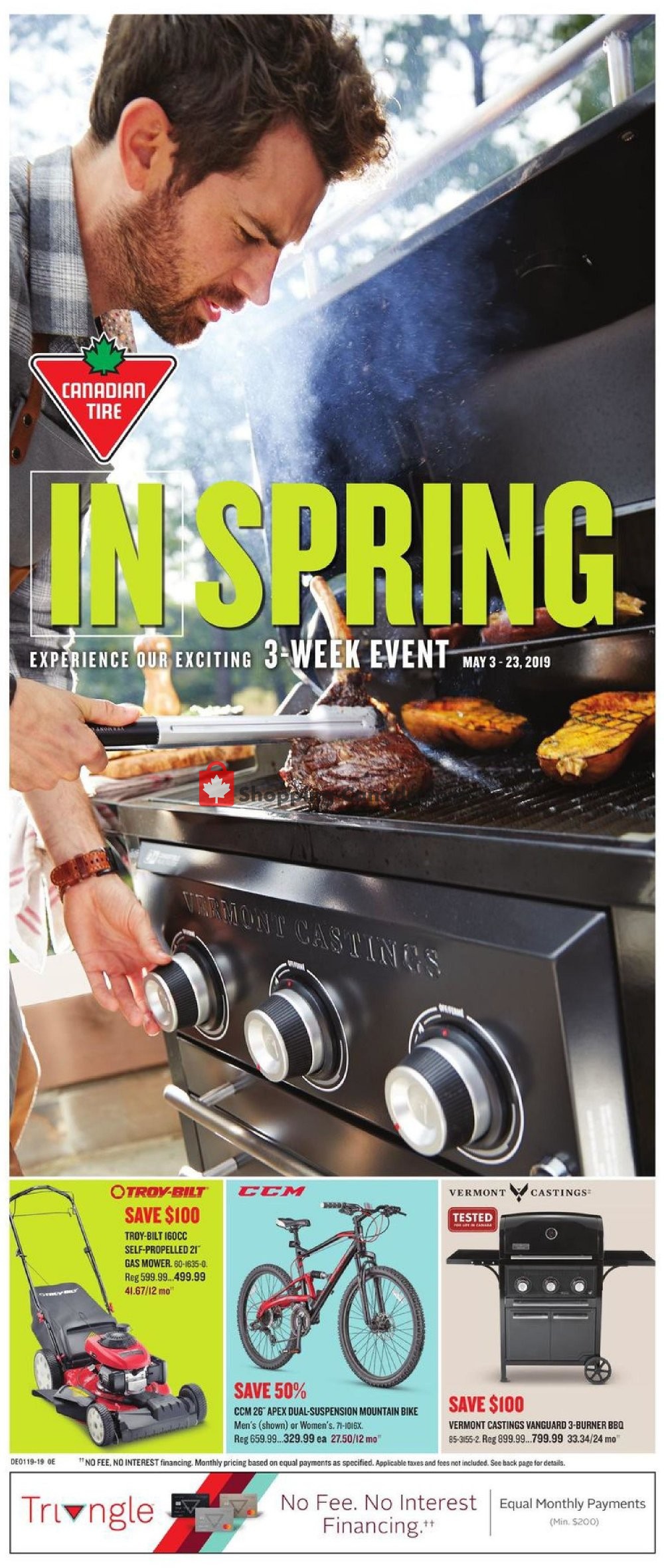 Canadian Tire flyer from Friday May 3, 2019 to Thursday May 23, 2019 - page 1