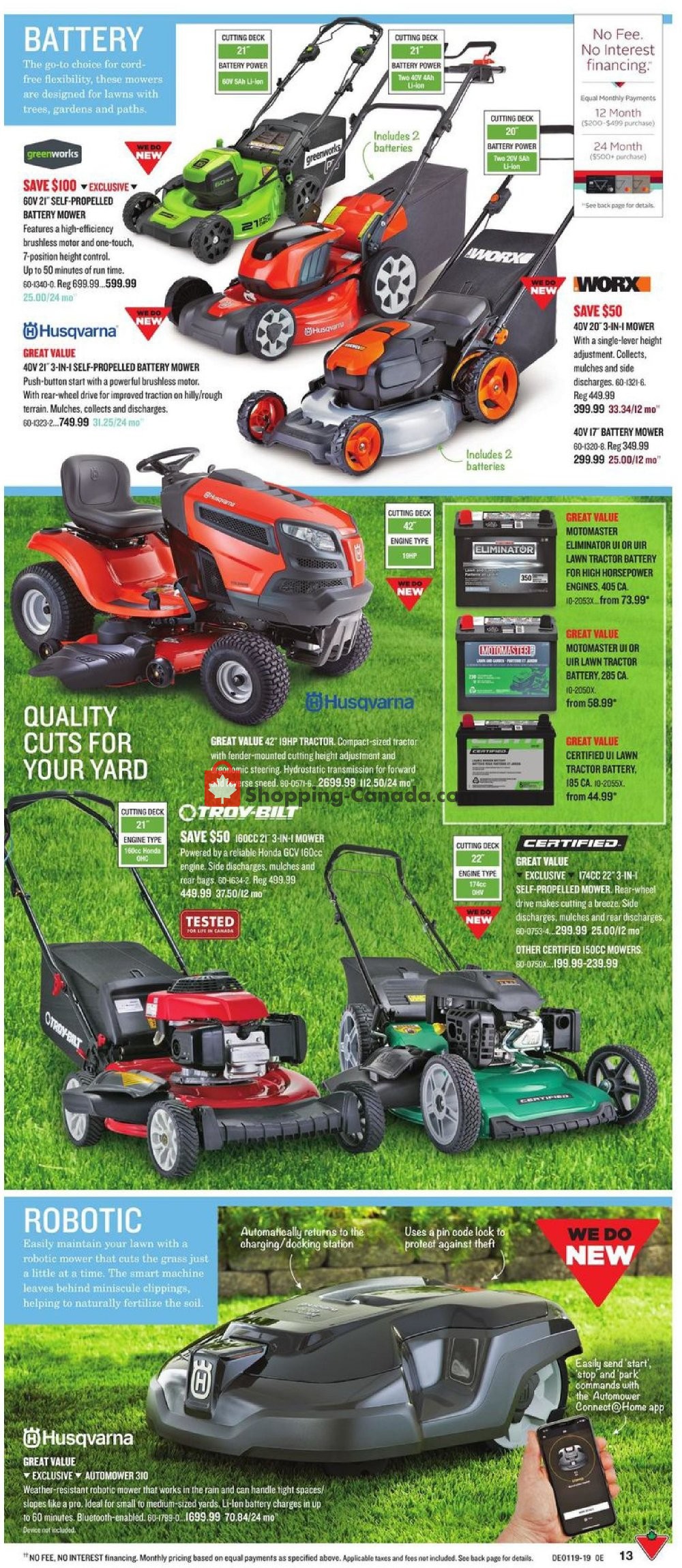 Canadian Tire flyer from Friday May 3, 2019 to Thursday May 23, 2019 - page 13