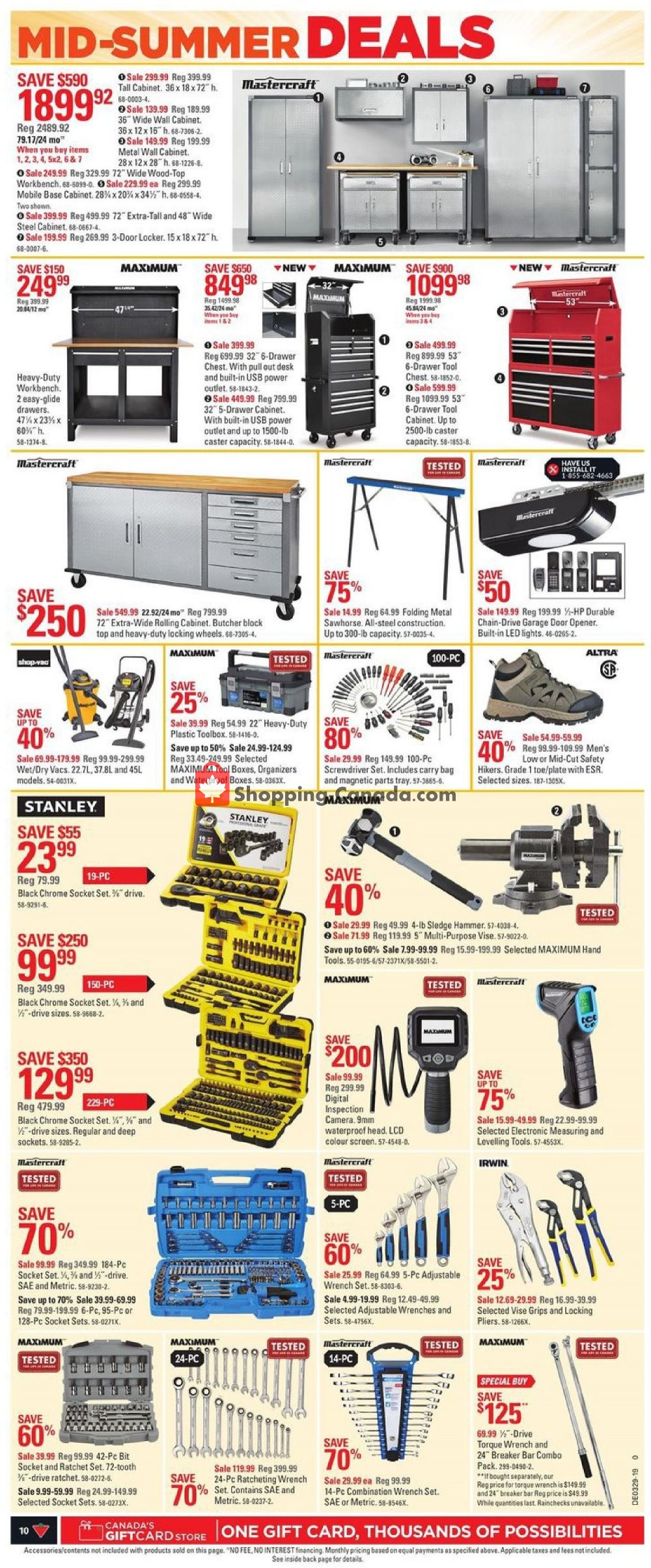 Canadian Tire flyer from Friday July 12, 2019 to Thursday July 18, 2019 - page 10