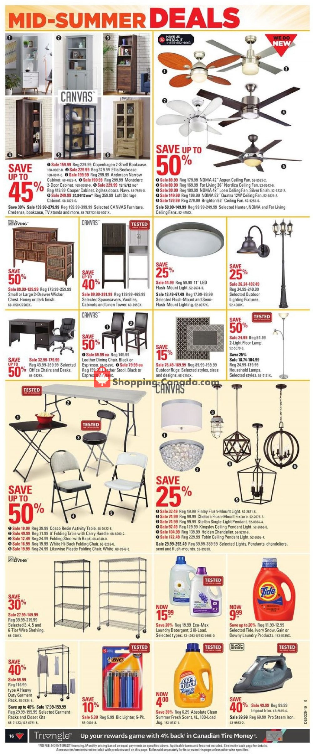 Canadian Tire flyer from Friday July 12, 2019 to Thursday July 18, 2019 - page 16