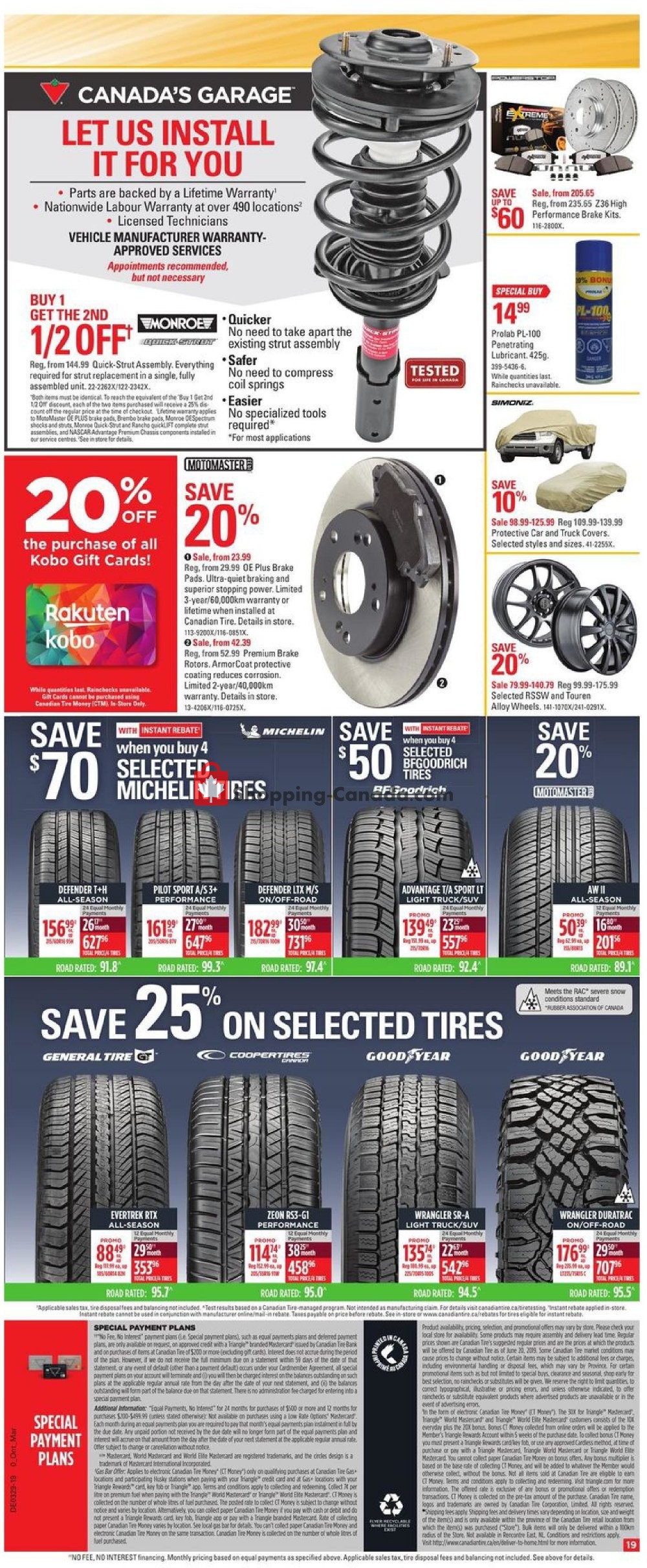 Canadian Tire flyer from Friday July 12, 2019 to Thursday July 18, 2019 - page 19