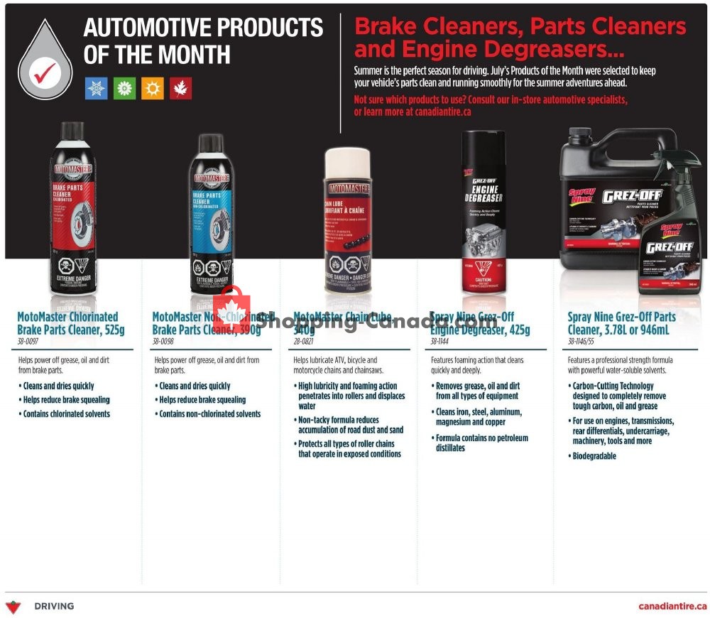 Canadian Tire flyer from Friday July 12, 2019 to Thursday July 18, 2019 - page 21