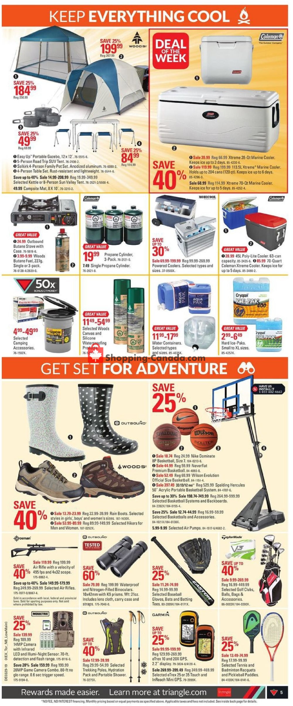 Canadian Tire flyer from Friday July 12, 2019 to Thursday July 18, 2019 - page 5