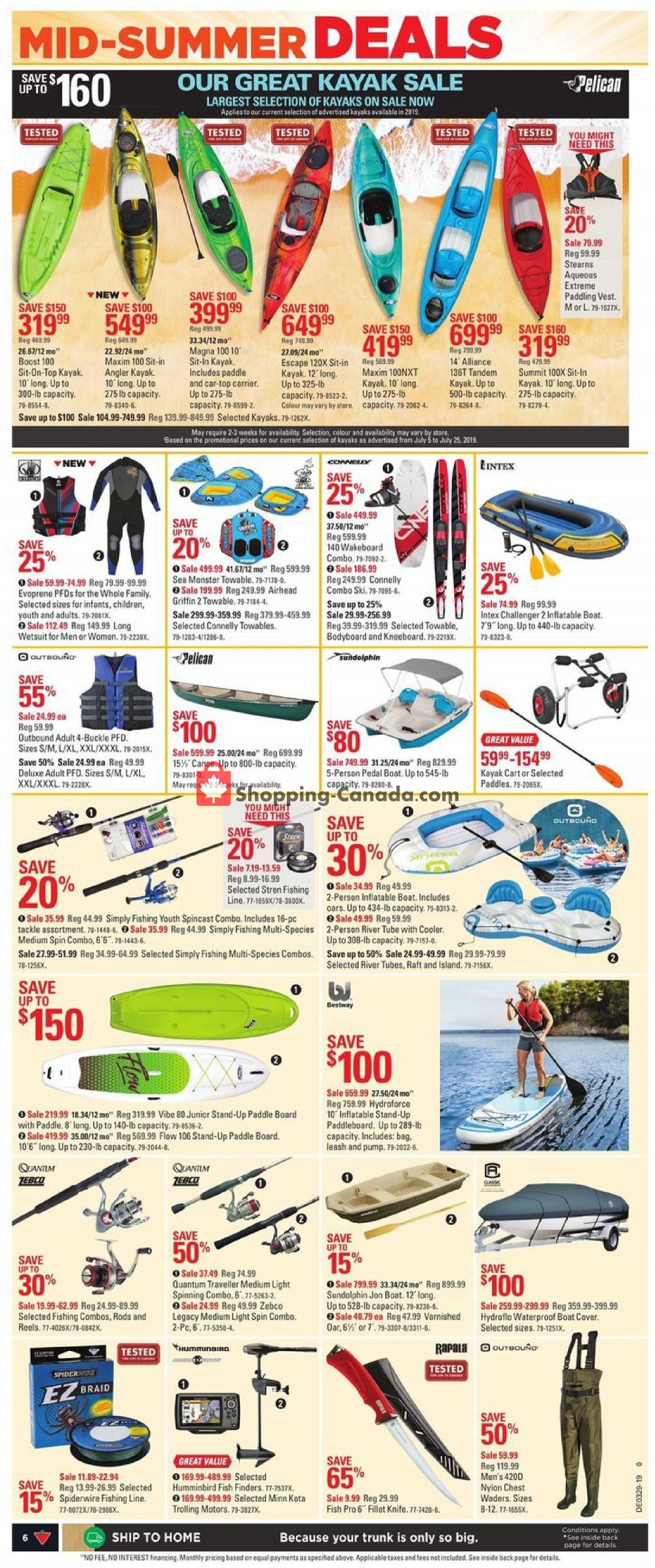 Canadian Tire flyer from Friday July 12, 2019 to Thursday July 18, 2019 - page 6
