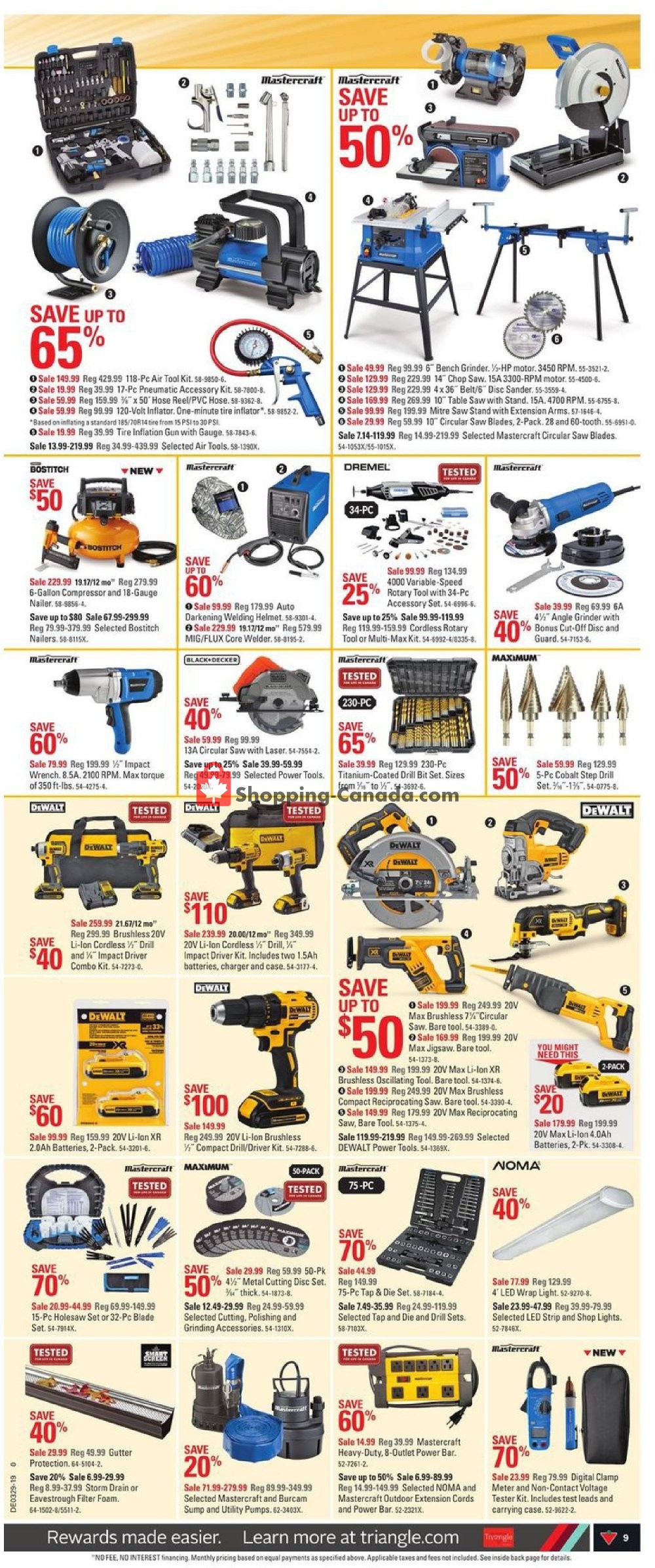 Canadian Tire flyer from Friday July 12, 2019 to Thursday July 18, 2019 - page 9