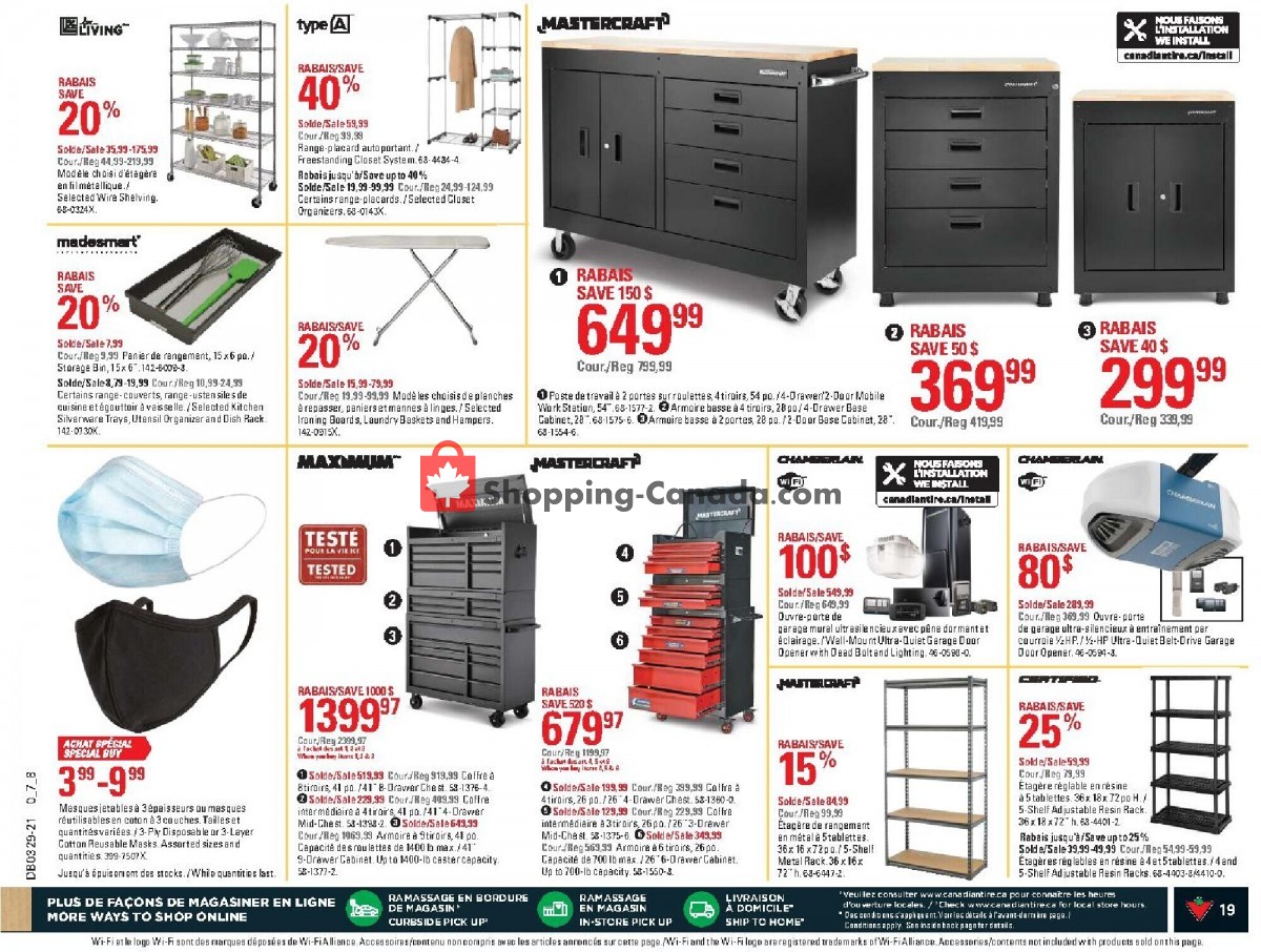 Canadian Tire flyer from Thursday July 15, 2021 to Wednesday July 21, 2021 - page 18