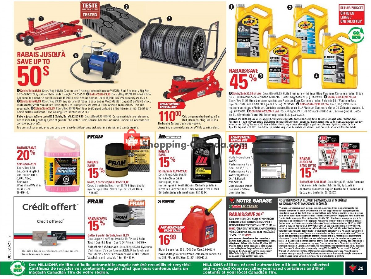Canadian Tire flyer from Thursday July 15, 2021 to Wednesday July 21, 2021 - page 28