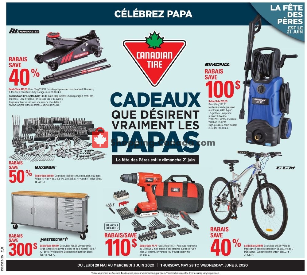 Canadian Tire flyer from Thursday May 28, 2020 to Wednesday June 3, 2020 - page 24