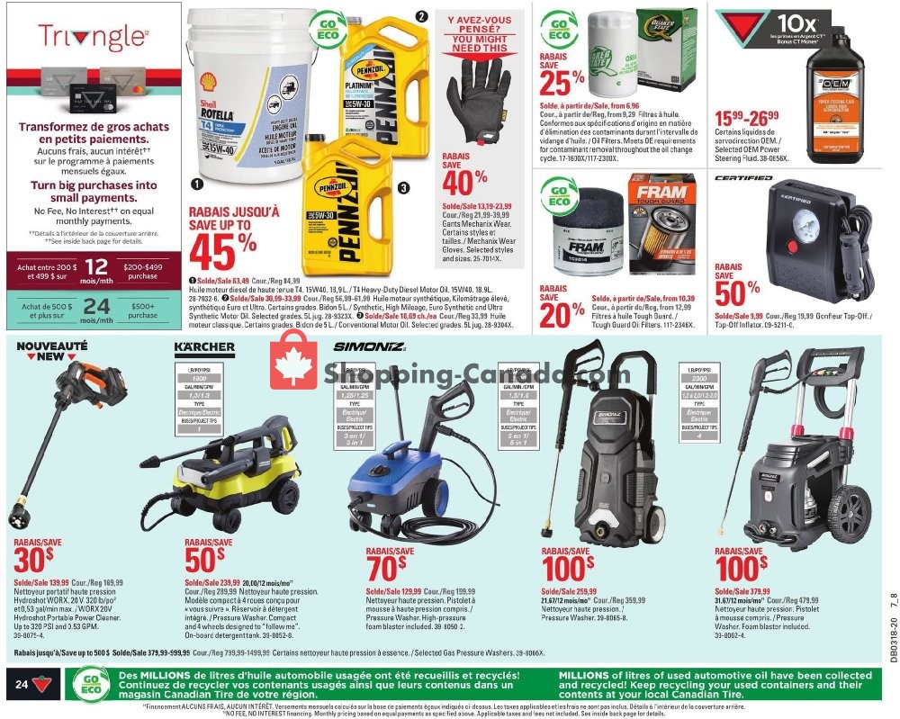 Canadian Tire flyer from Thursday April 23, 2020 to Wednesday April 29, 2020 - page 30