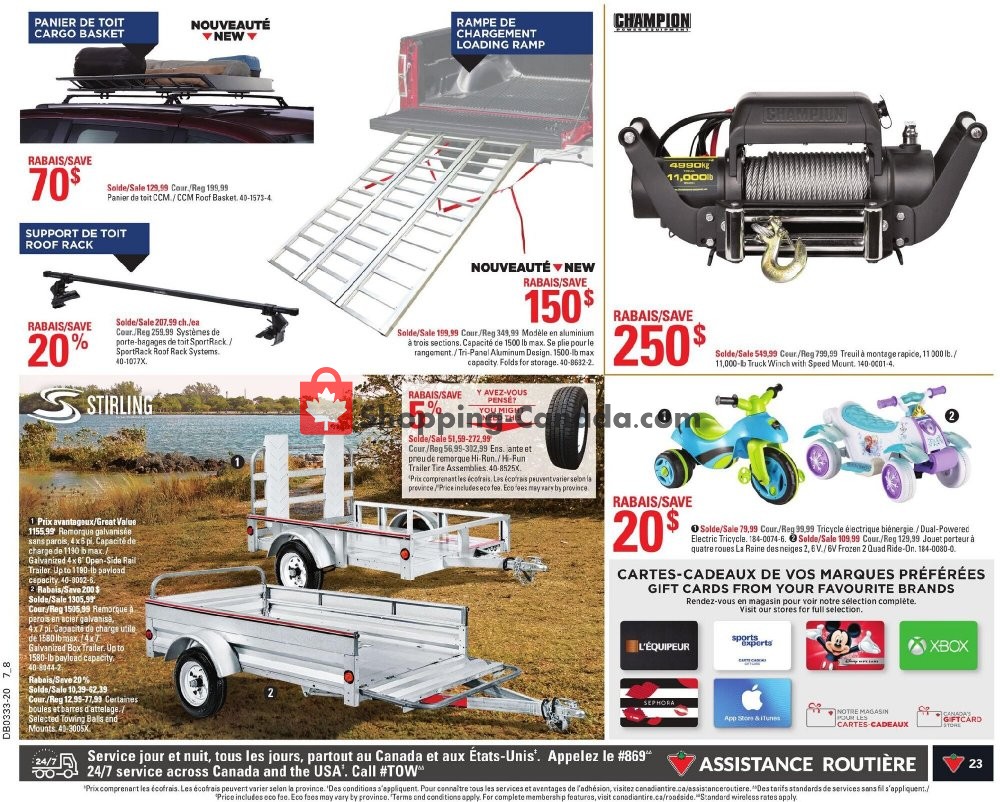 Canadian Tire flyer from Thursday August 6, 2020 to Wednesday August 12, 2020 - page 33