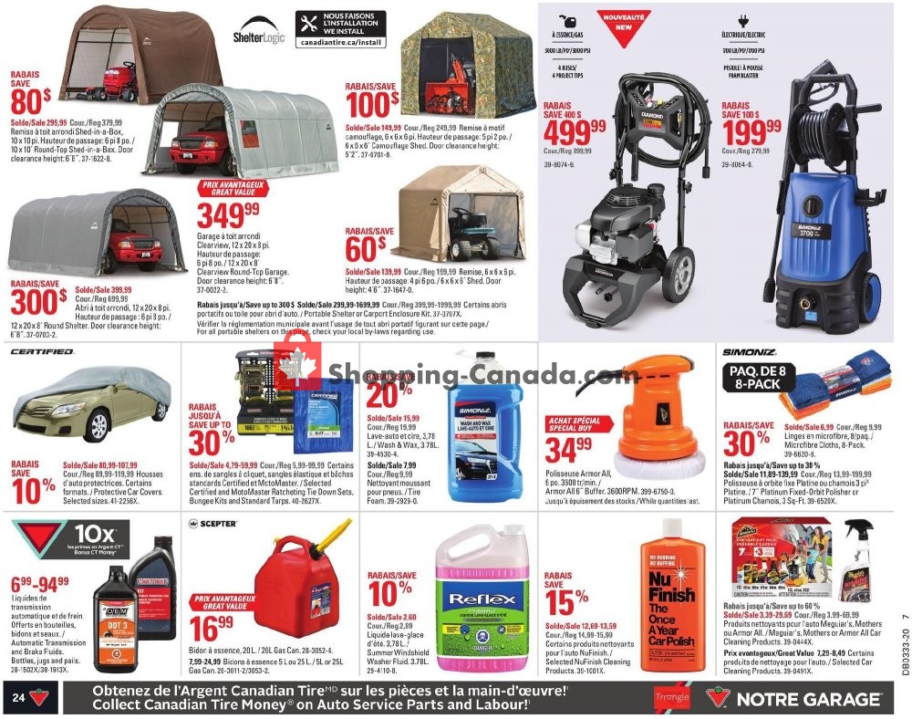 Canadian Tire flyer from Thursday August 6, 2020 to Wednesday August 12, 2020 - page 34