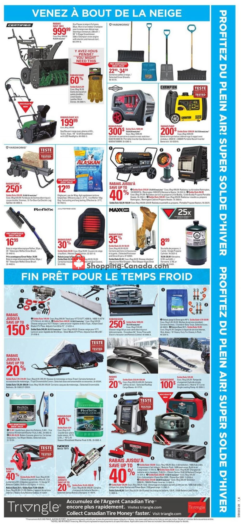 Canadian Tire flyer from Thursday January 9, 2020 to Wednesday January 15, 2020 - page 12