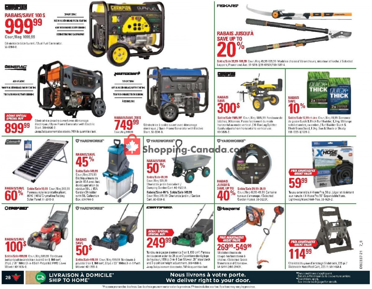 Canadian Tire flyer from Thursday September 9, 2021 to Wednesday September 15, 2021 - page 26