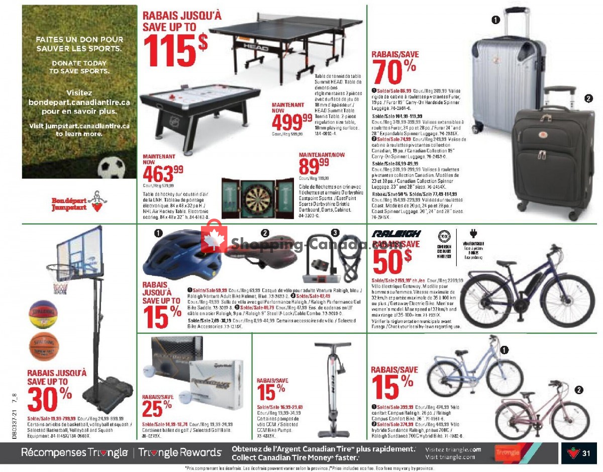 Canadian Tire flyer from Thursday September 9, 2021 to Wednesday September 15, 2021 - page 29