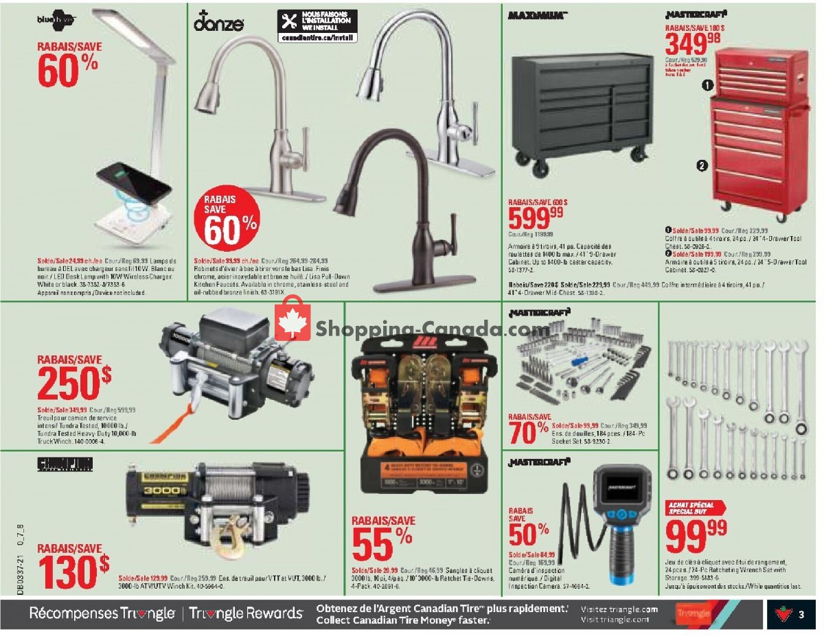 Canadian Tire flyer from Thursday September 9, 2021 to Wednesday September 15, 2021 - page 3