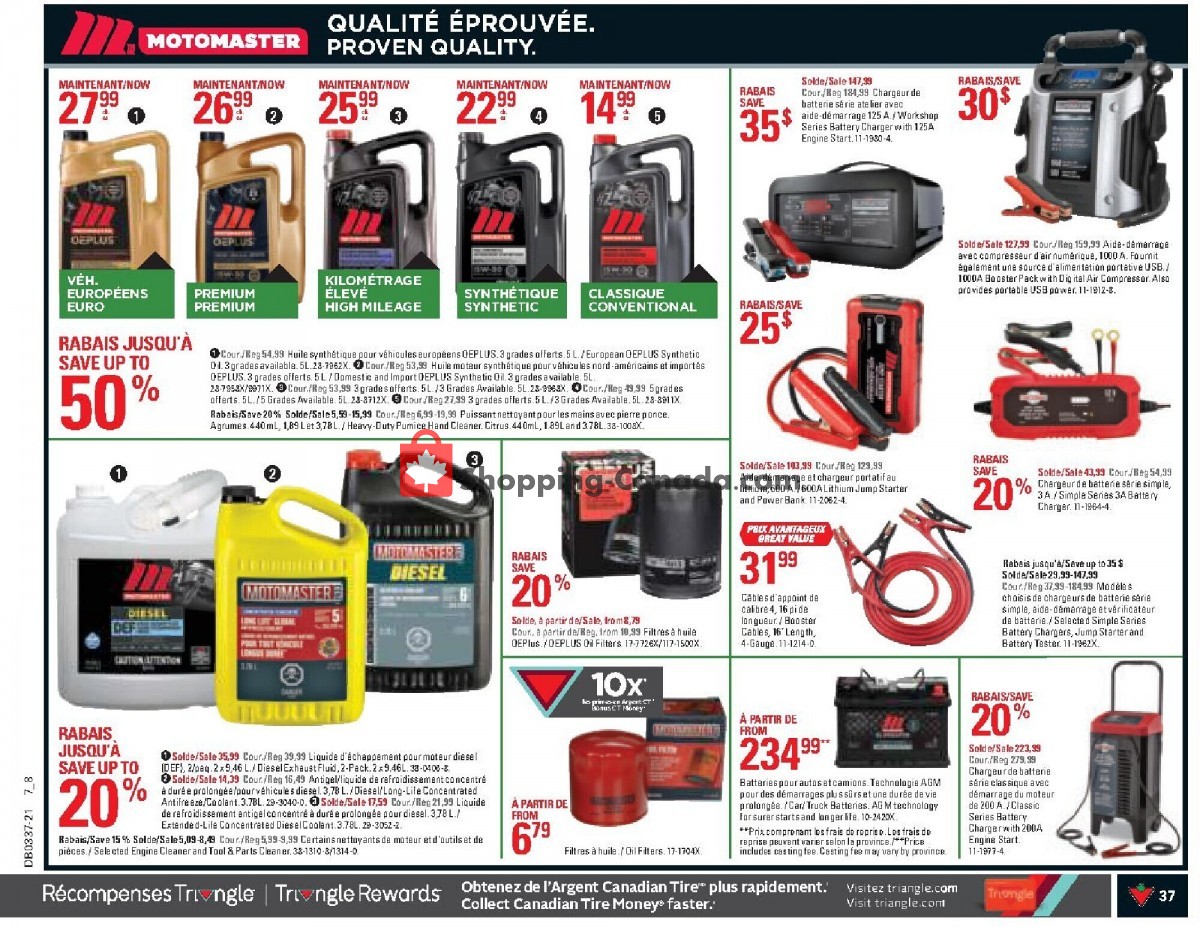 Canadian Tire flyer from Thursday September 9, 2021 to Wednesday September 15, 2021 - page 35