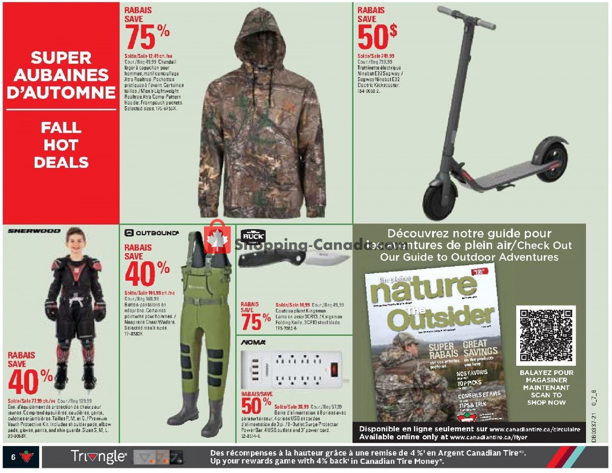Canadian Tire flyer from Thursday September 9, 2021 to Wednesday September 15, 2021 - page 6