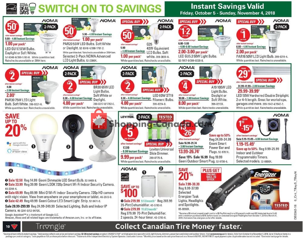 Canadian Tire flyer from Friday October 12, 2018 to Thursday October 18, 2018 - page 12