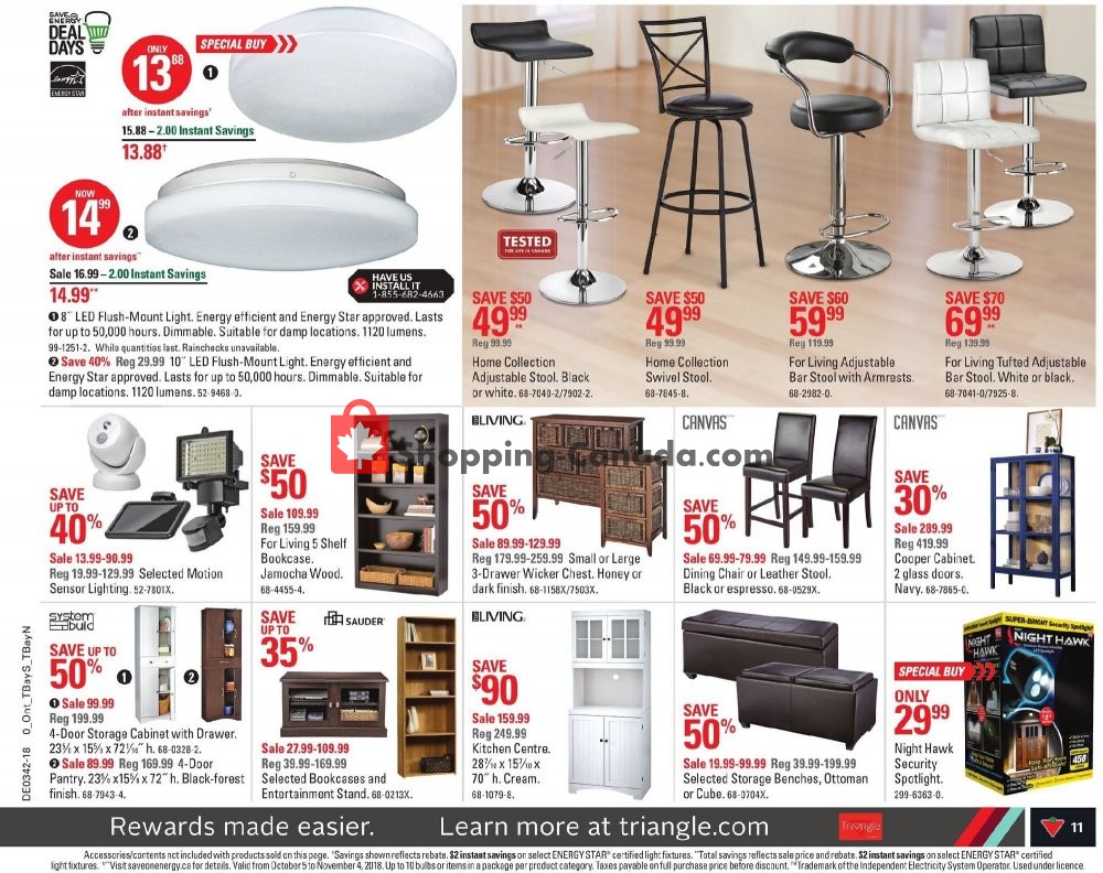 Canadian Tire flyer from Friday October 12, 2018 to Thursday October 18, 2018 - page 13