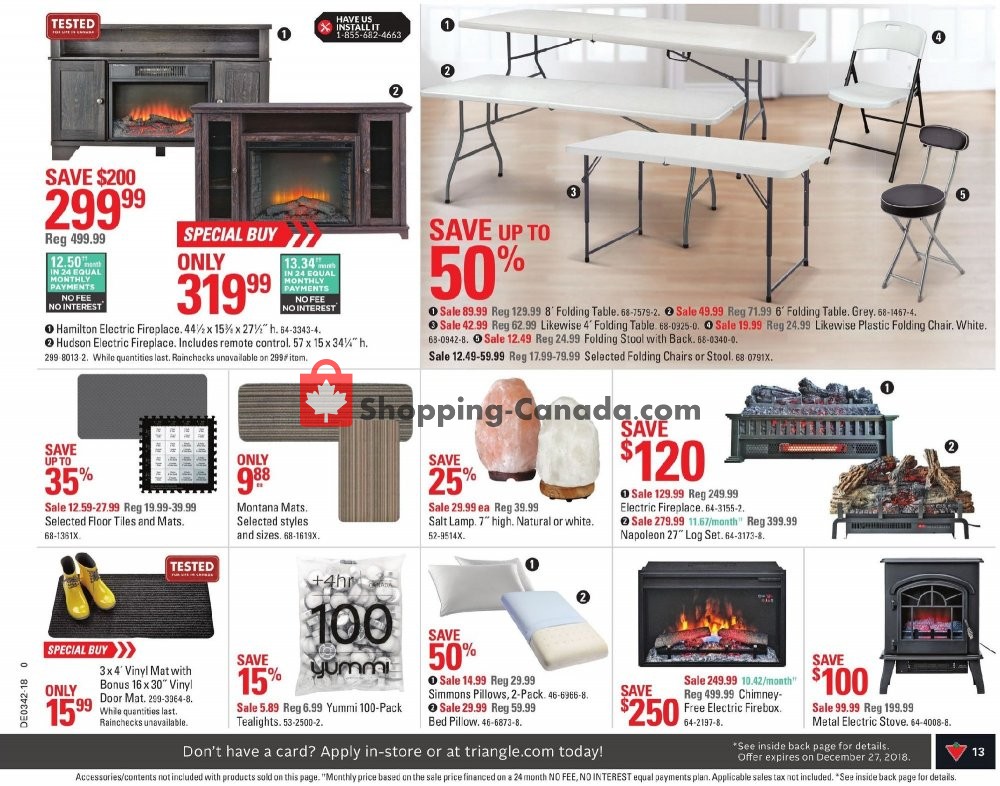 Canadian Tire flyer from Friday October 12, 2018 to Thursday October 18, 2018 - page 15