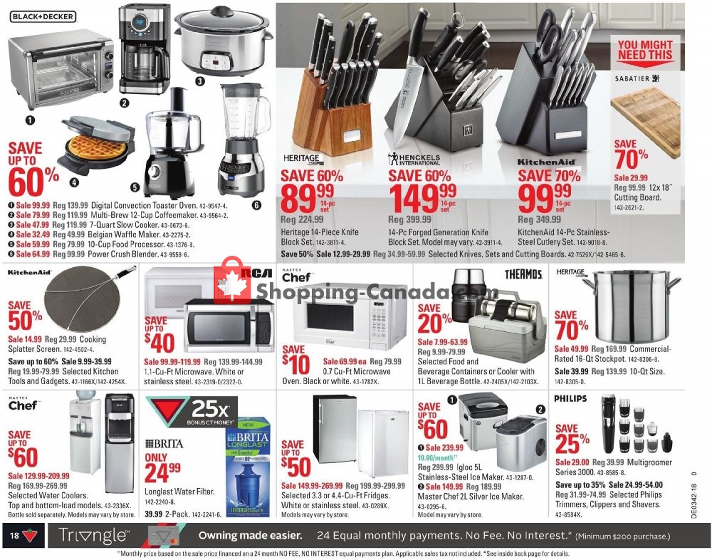 Canadian Tire flyer from Friday October 12, 2018 to Thursday October 18, 2018 - page 20