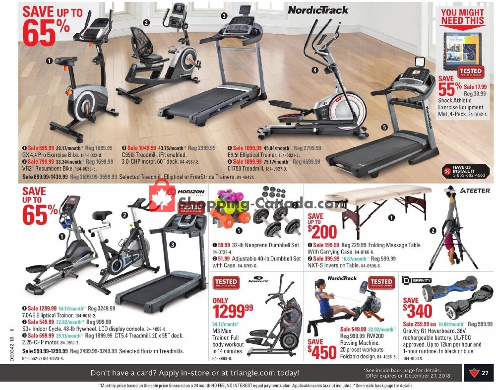 Canadian Tire flyer from Friday October 12, 2018 to Thursday October 18, 2018 - page 29