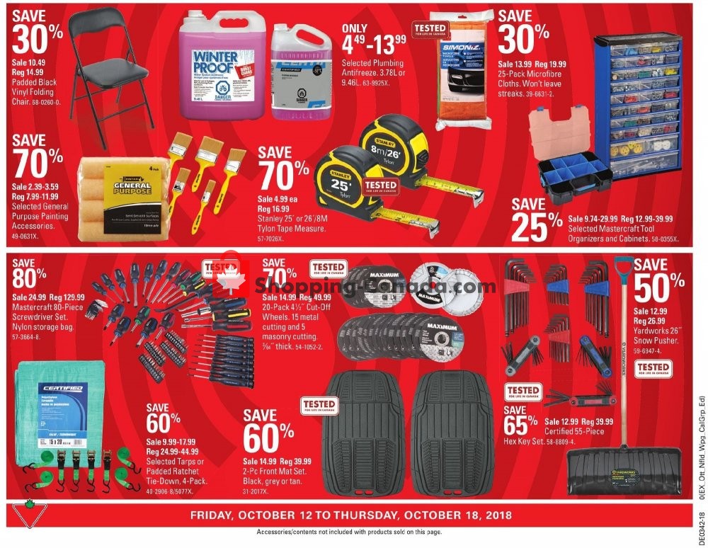 Canadian Tire flyer from Friday October 12, 2018 to Thursday October 18, 2018 - page 3