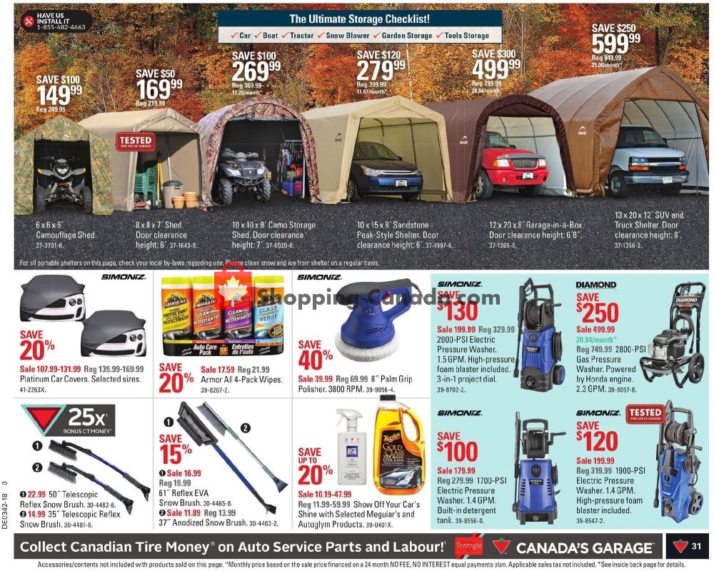 Canadian Tire flyer from Friday October 12, 2018 to Thursday October 18, 2018 - page 33