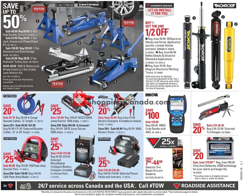 Canadian Tire flyer from Friday October 12, 2018 to Thursday October 18, 2018 - page 36