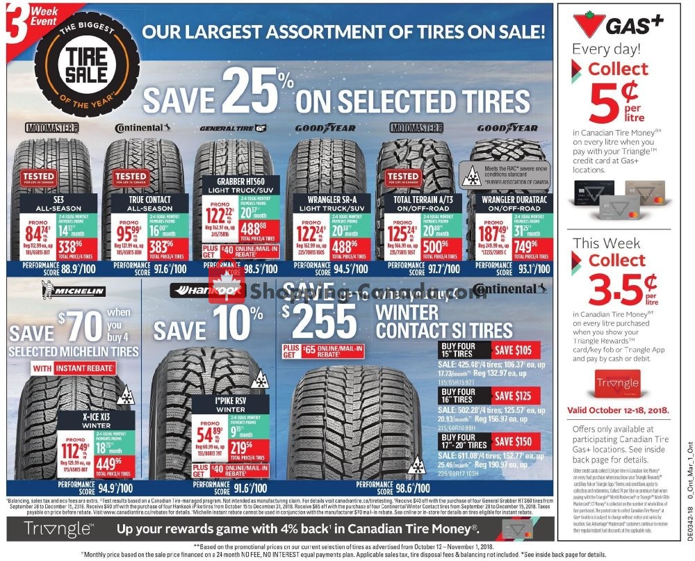 Canadian Tire flyer from Friday October 12, 2018 to Thursday October 18, 2018 - page 38