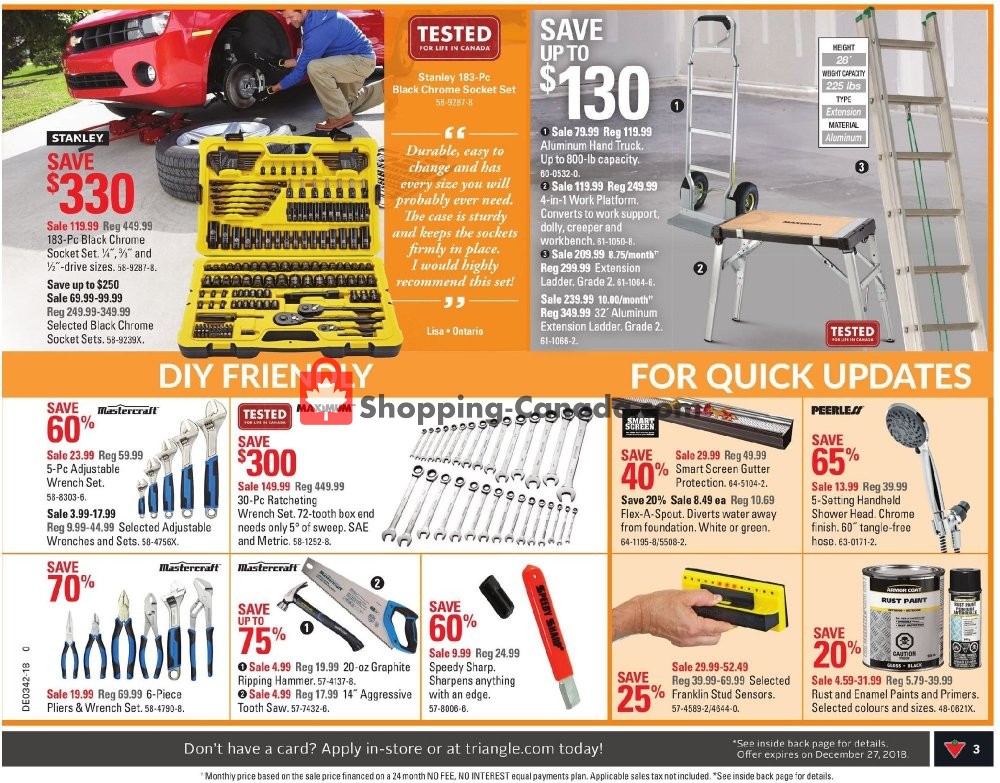 Canadian Tire flyer from Friday October 12, 2018 to Thursday October 18, 2018 - page 5
