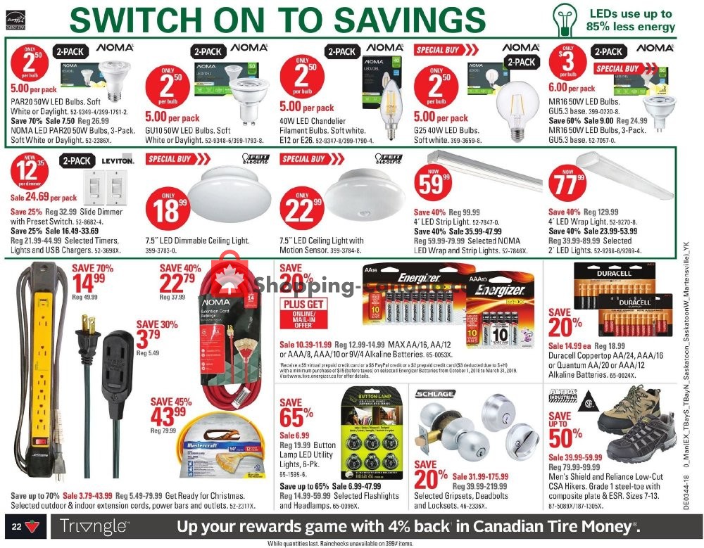 Canadian Tire flyer from Thursday October 25, 2018 to Wednesday October 31, 2018 - page 24