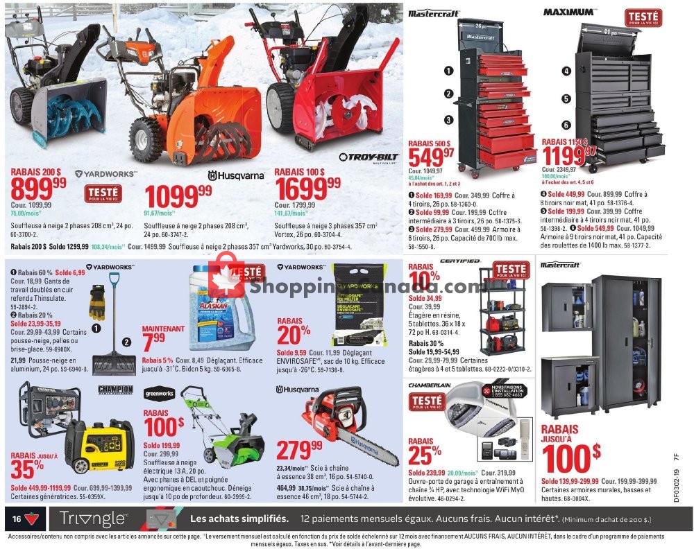 Canadian Tire flyer from Thursday January 3, 2019 to Wednesday January 9, 2019 - page 16