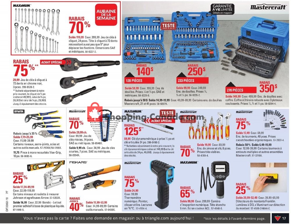 Canadian Tire flyer from Thursday January 3, 2019 to Wednesday January 9, 2019 - page 17