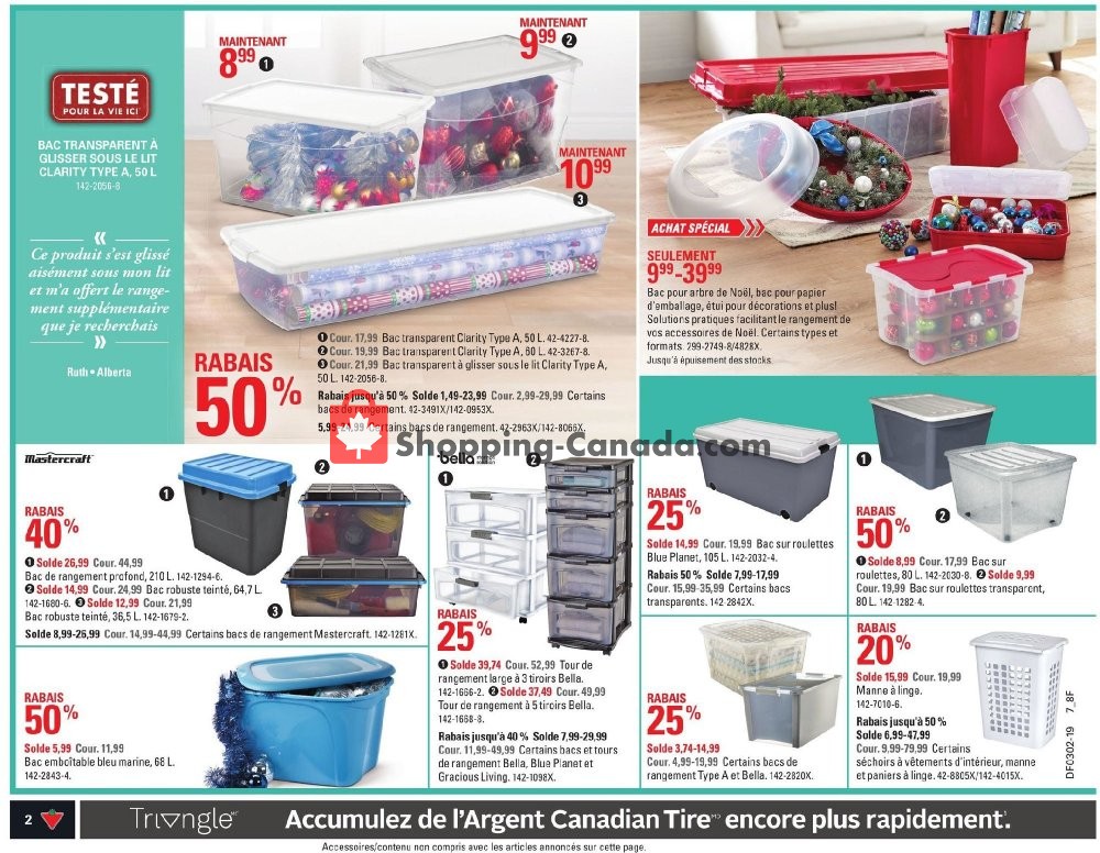 Canadian Tire flyer from Thursday January 3, 2019 to Wednesday January 9, 2019 - page 2