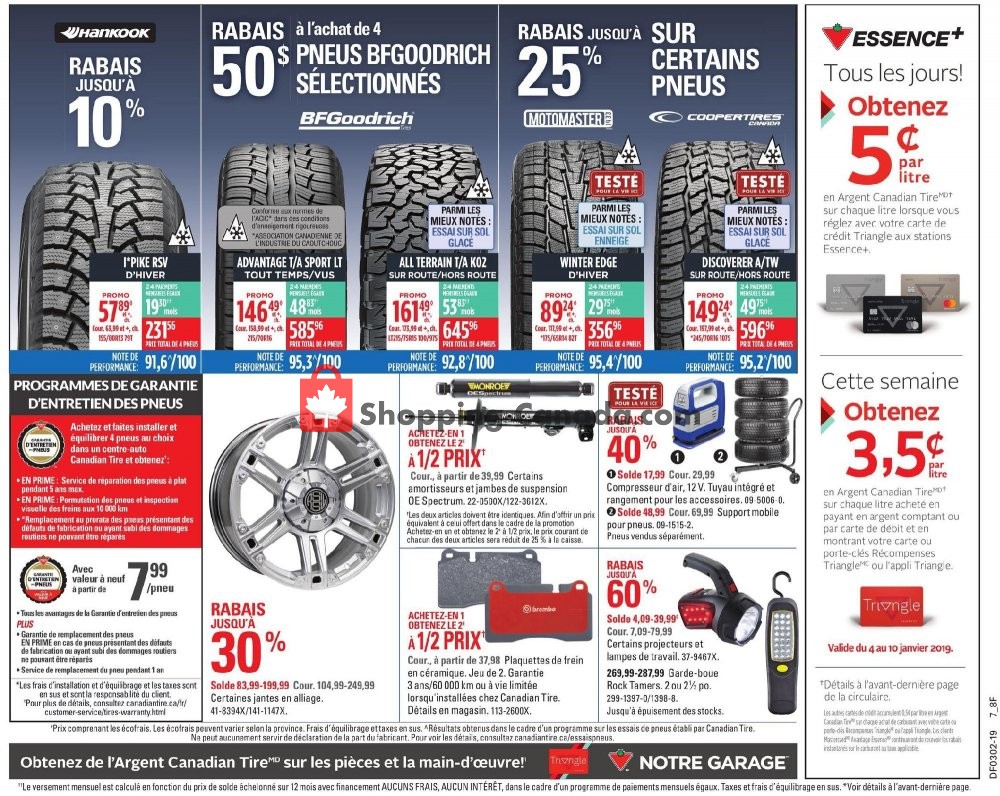 Canadian Tire flyer from Thursday January 3, 2019 to Wednesday January 9, 2019 - page 24