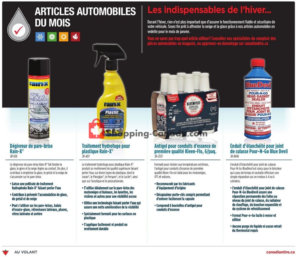 Canadian Tire flyer from Thursday January 3, 2019 to Wednesday January 9, 2019 - page 25