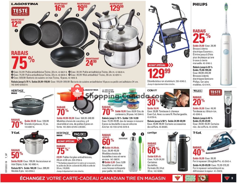 Canadian Tire flyer from Thursday January 3, 2019 to Wednesday January 9, 2019 - page 9
