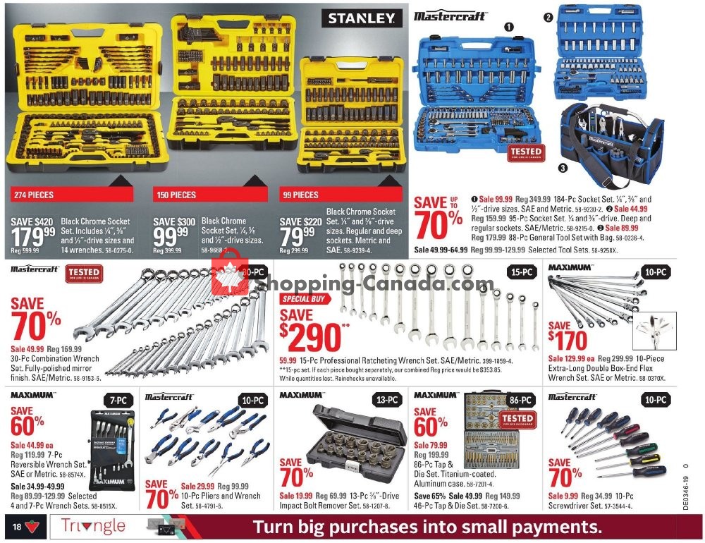 Canadian Tire flyer from Friday November 8, 2019 to Thursday November 14, 2019 - page 20