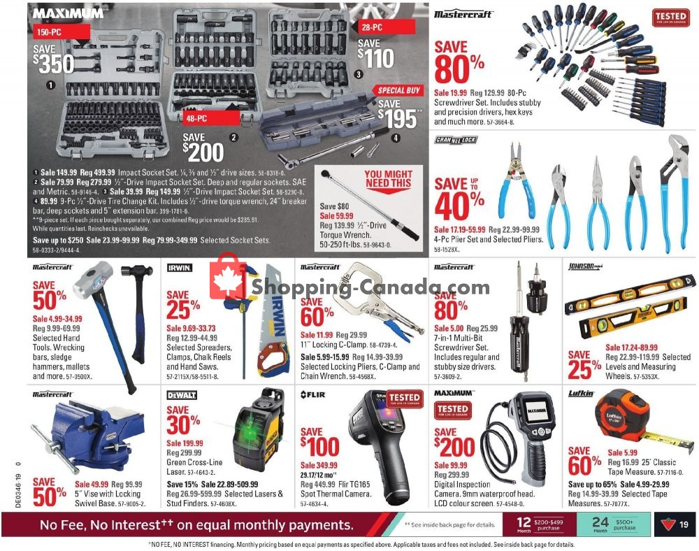 Canadian Tire flyer from Friday November 8, 2019 to Thursday November 14, 2019 - page 21