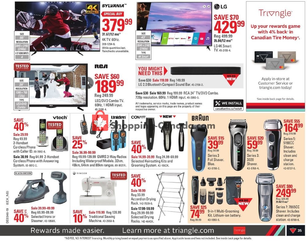 Canadian Tire flyer from Friday November 8, 2019 to Thursday November 14, 2019 - page 37