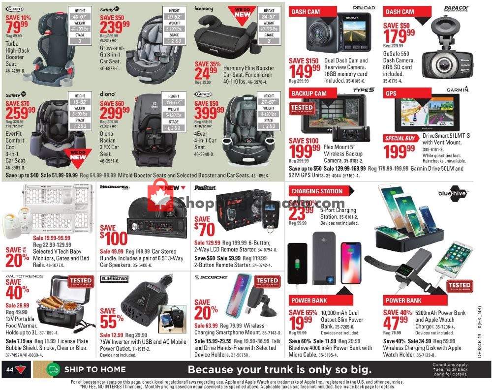 Canadian Tire flyer from Friday November 8, 2019 to Thursday November 14, 2019 - page 46