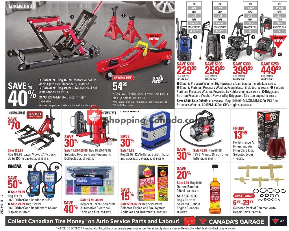 Canadian Tire flyer from Friday November 8, 2019 to Thursday November 14, 2019 - page 49
