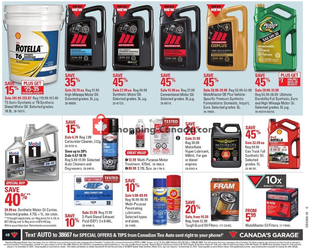 Canadian Tire flyer from Friday November 8, 2019 to Thursday November 14, 2019 - page 50